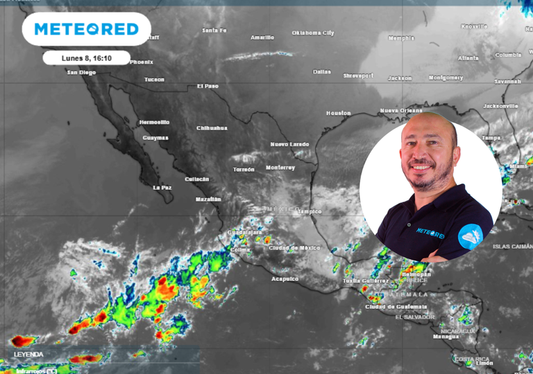 El pron&oacute;stico del tiempo hasta el viernes es: lluvias intensas y un evento de "Norte" por sistema frontal