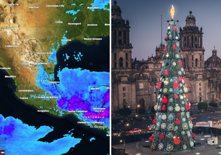 El pron&oacute;stico del tiempo para Nochebuena y v&iacute;speras de Navidad en M&eacute;xico