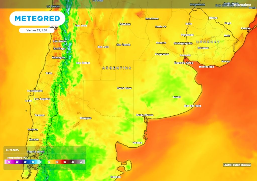 Pronóstico tiempo clima Argentina