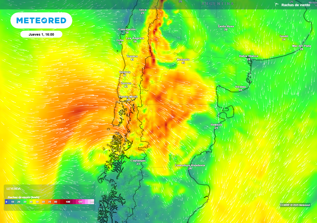 Viento, Ráfagas, Patagonia, Nevadas, Argentina, Pronostico Viento, Ráfagas, Patagonia, Nevadas, Argentina, Pronostico