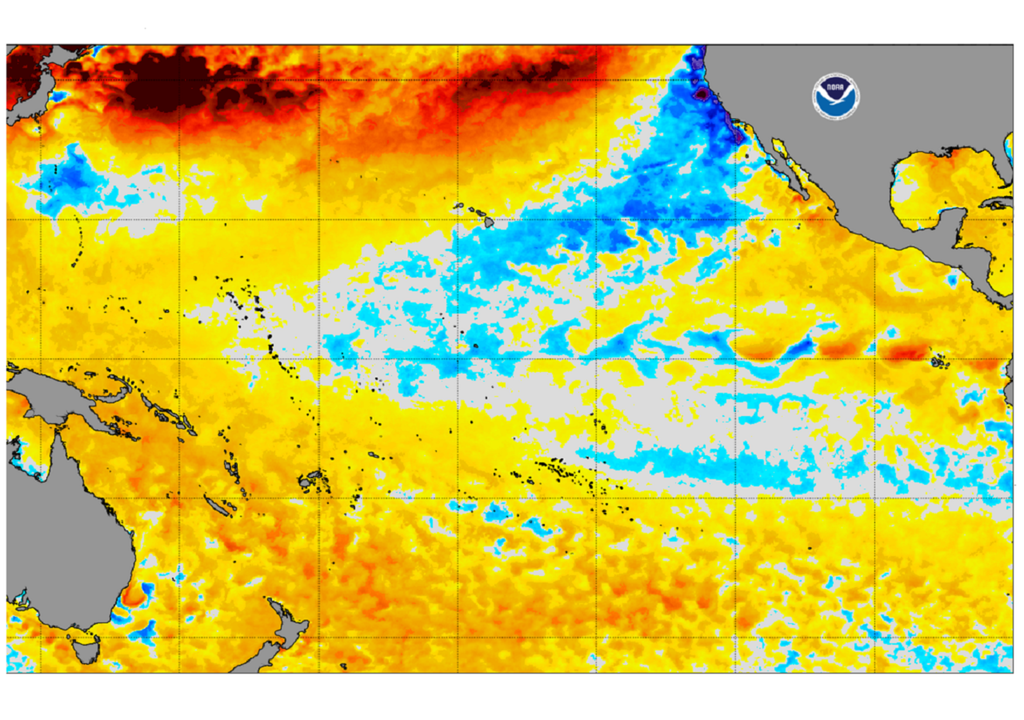 Temperaturas de la superficie del mar Temperaturas de la superficie del mar