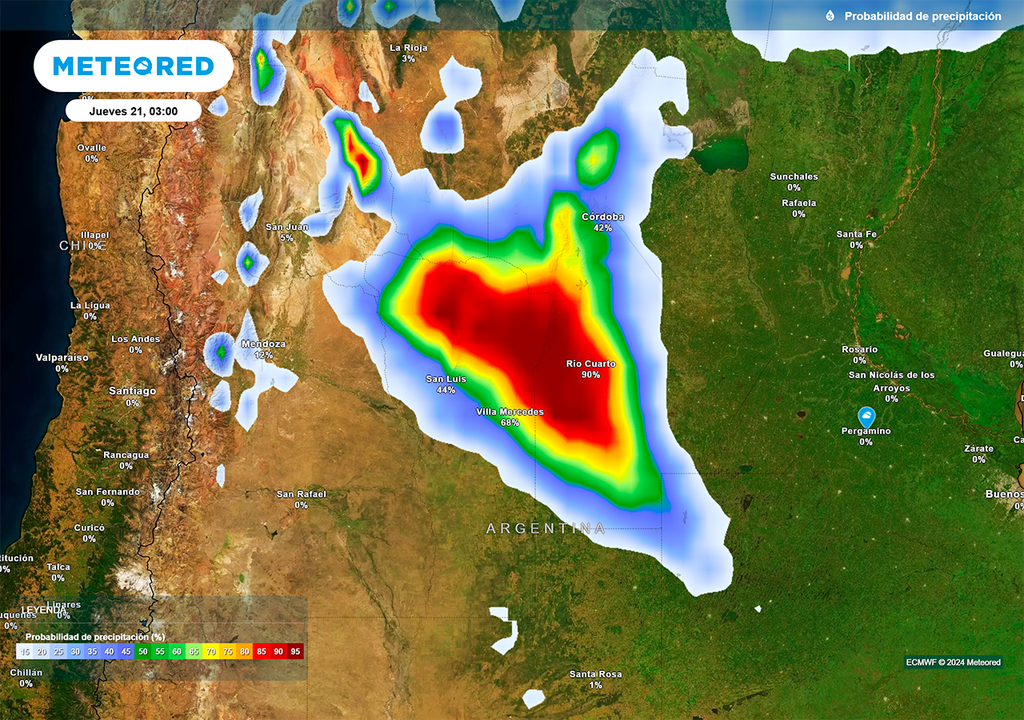 Tormentas Fuertes, Tormentas Severas, Alerta, Cordoba, San Luis, Argentina
