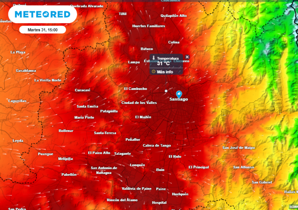 Temperaturas máximas Temperaturas máximas
