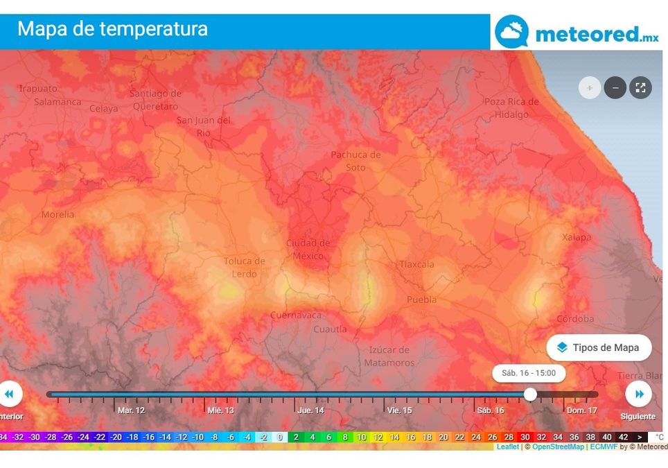 Pronóstico de temperaturas altas para el fin de semana Pronóstico de temperaturas altas para el fin de semana