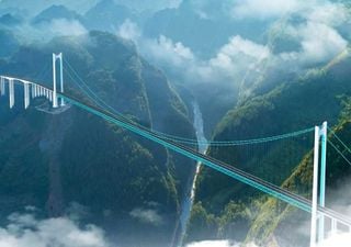 Le pont le plus haut du monde supporte plus de 3 300 tonnes et réduit un trajet de 2 heures à 2 minutes !