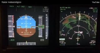 El radar meteorológico en los aviones