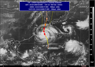 El raro tifón Maysak se intensifica y va directo a Corea del Sur
