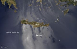 El reflejo especular en el Egeo y el Mediterráneo