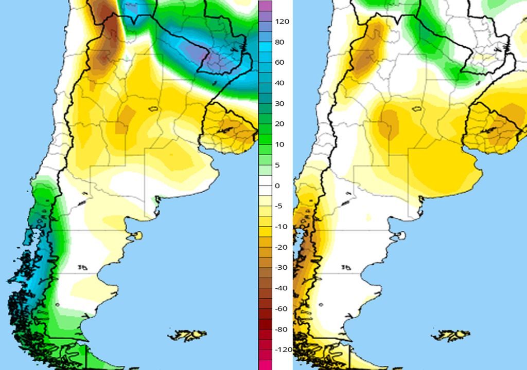 Tendencia, Lluvia, Precipitaciones, Anomalía, Febrero
