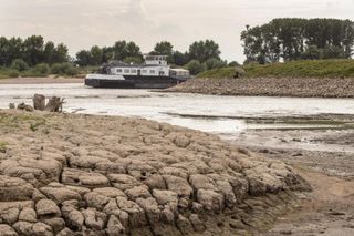 El Rin por debajo del nivel crítico para el transporte fluvial