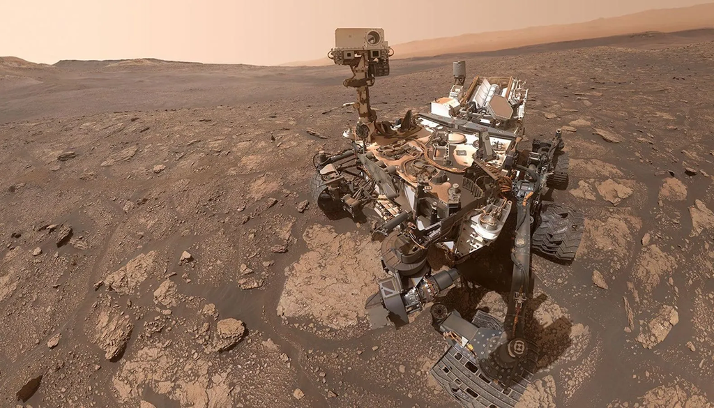 Curiosity era el rover más grande y capaz jamás enviado a Marte cuando se lanzó en 2011. Crédito: NASA.