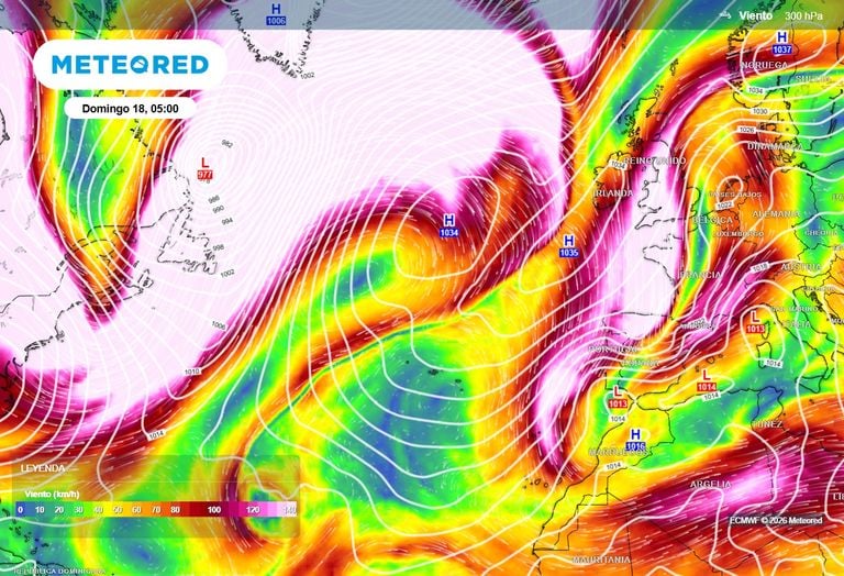 El s&aacute;bado 17 ser&aacute; clave: un gran anticicl&oacute;n romper&aacute; al chorro polar sobre Espa&ntilde;a, "habr&aacute; lluvias muy fuertes"