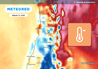 El sábado se rompe la calma: aire frío traerá temperaturas bajas en Santiago y la Región Metropolitana
