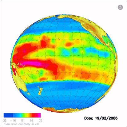 El Satélite Envisat Observa En El Pacífico Una Lengua Fría Asociada A Un Evento De La Niña