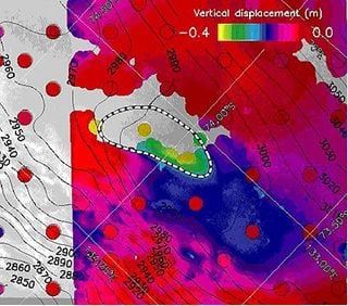 El satélite europeo ERS-2 ayuda a detectar ríos de agua bajo la Antártida
