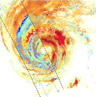 El satélite PAZ registra las primeras señales sobre fuertes precipitaciones