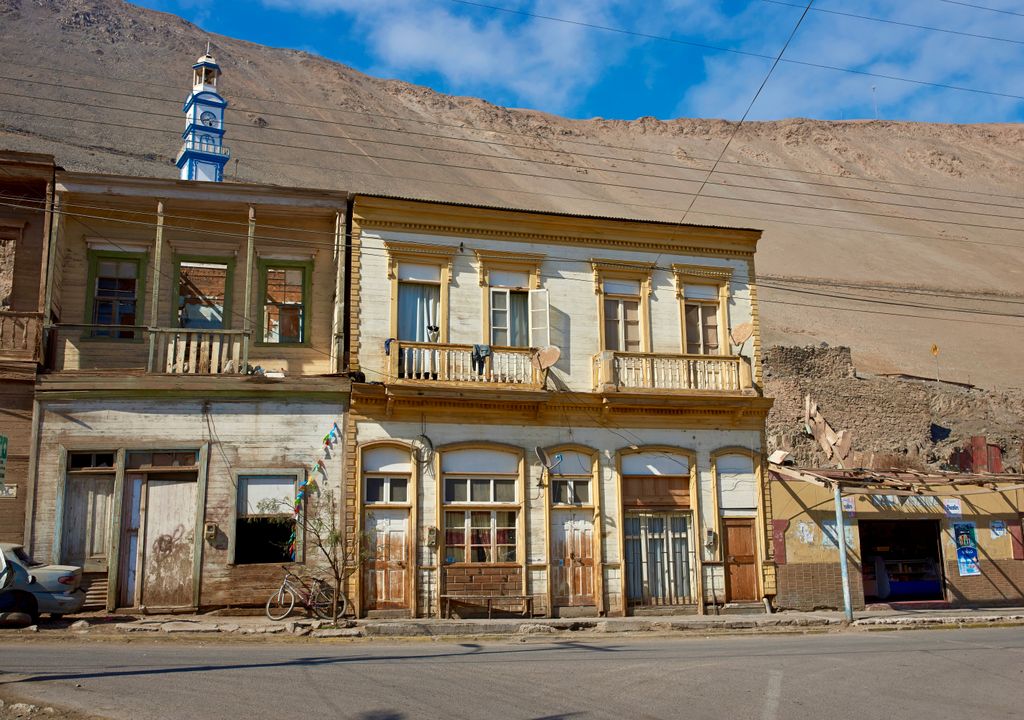 Edificios históricos de Pisagua.
