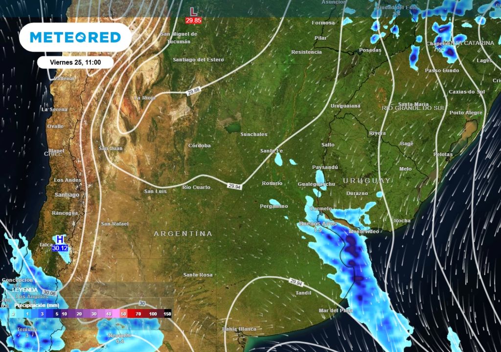 Nuevas lluvias y tormentas para el próximo viernes 25 de julio en AMBA