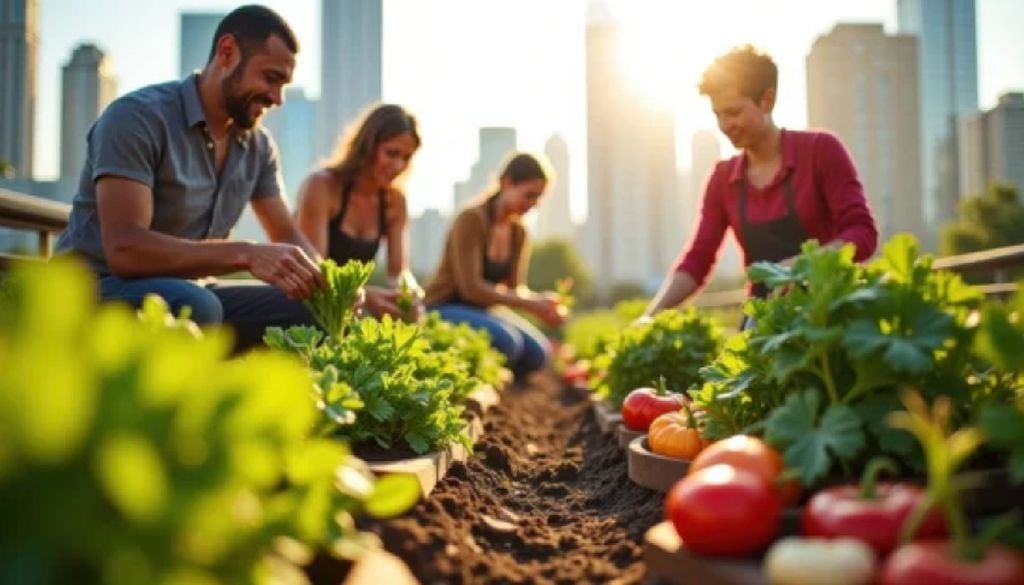 Transformar los espacios urbanos por áreas de cultivo reducen las islas de calor.