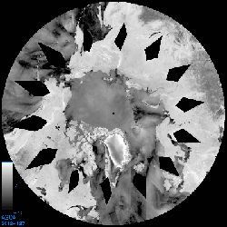 El sensor ASCAT, del Metop-A, detectó la fusión extrema del hielo de Groenlandia en julio de 2012