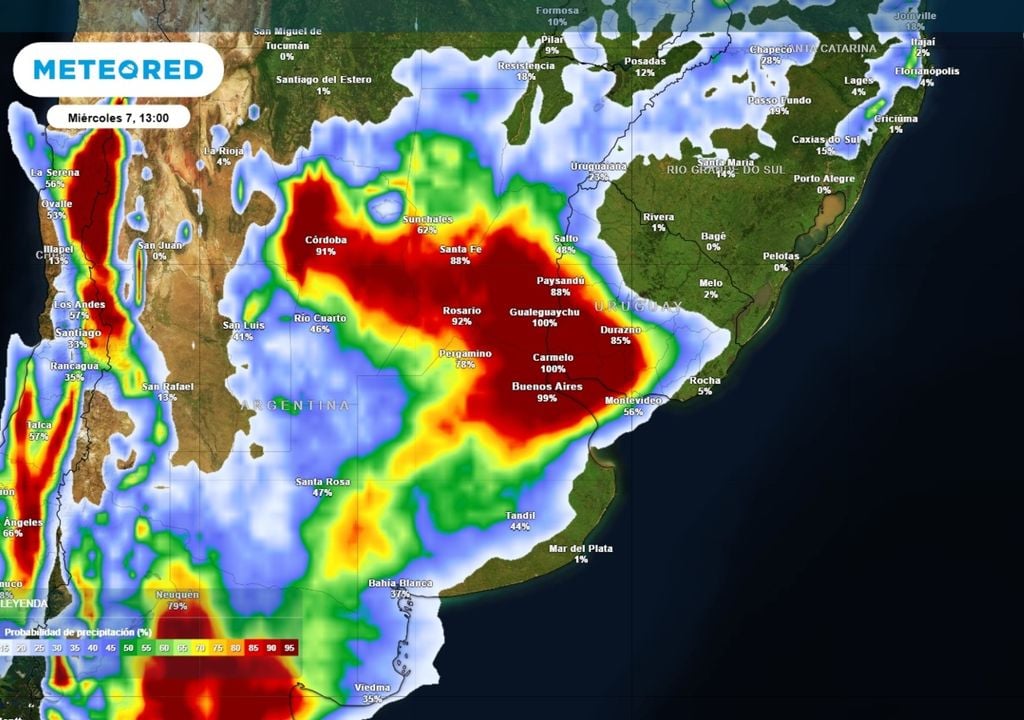 alerta naranja Miércoles de tormentas en el AMBA