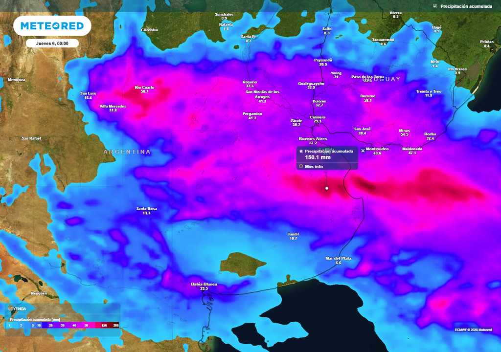 ola de calor alerta lluvias y tormentas fuertes Buenos Aires Argentina