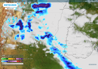 El Servicio Meteorológico Nacional alerta por tormentas fuertes a severas en la previa a la Nochebuena