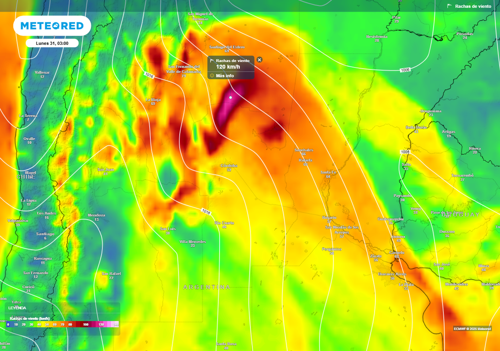 Tiempo pronóstico Argentina clima Buenos Aires alerta naranja tormentas fuertes severas ráfagas temporal