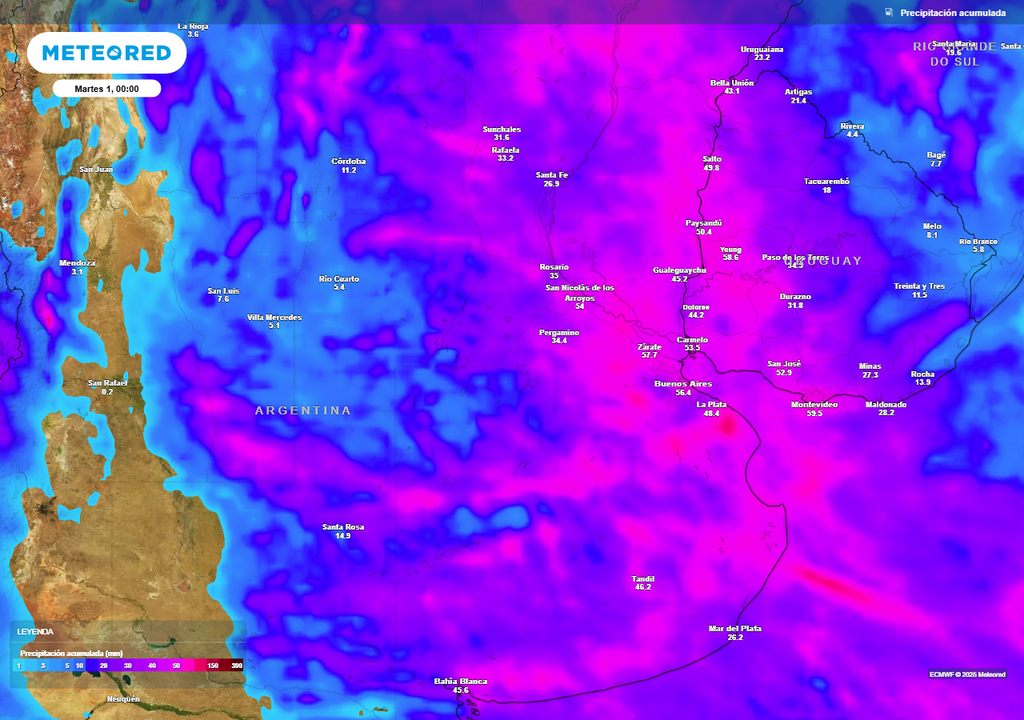 Tiempo pronóstico Argentina clima Buenos Aires alerta naranja tormentas fuertes severas ráfagas temporal