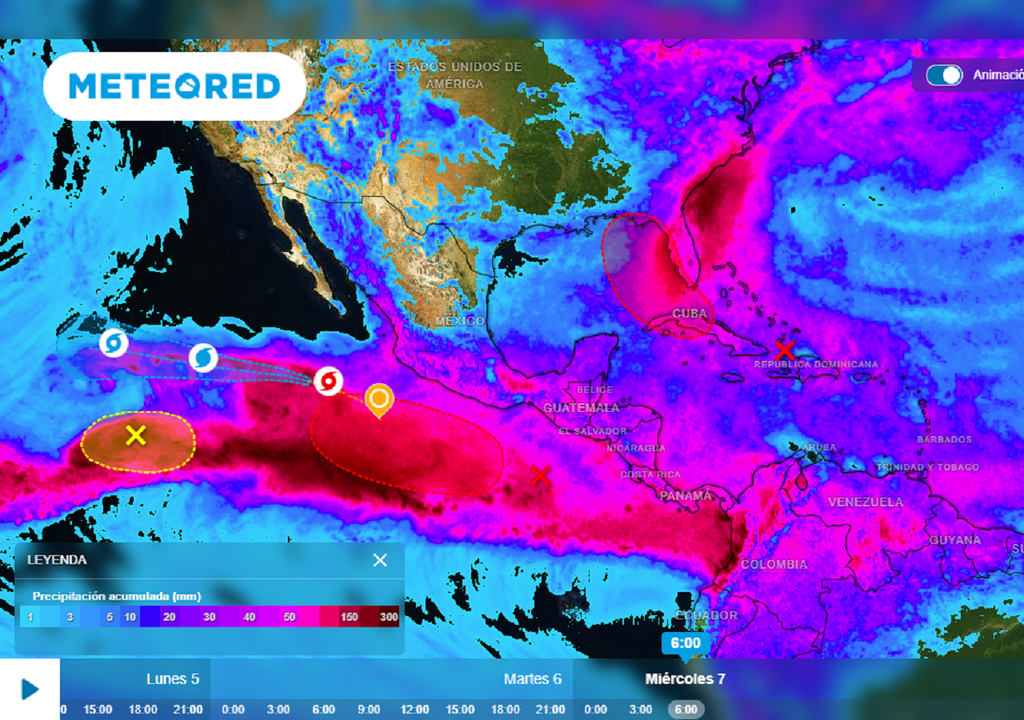 Agosto con pronóstico de lluvias abundantes con ciclones tropicales