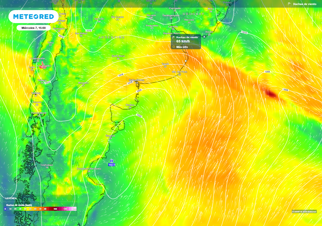 El SMN activa alertas por fuertes tormentas y vientos este martes 6 y ...