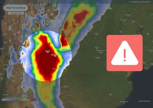 El SMN alerta por tiempo severo a estas 7 provincias de Argentina durante este fin de semana