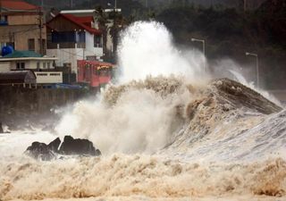 El super tifón Nanmadol se ha convertido en una seria amenaza para Japón