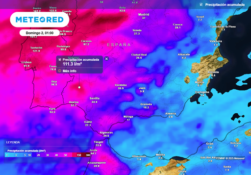 El sur de España se moja esta semana: "los mayores acumulados de lluvia caerán en Huelva, Sevilla y Córdoba"