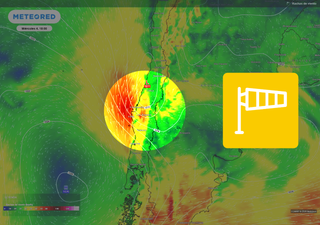 "El surazo sigue potente": este d&iacute;a afloja el viento en las regiones del centro y sur de Chile
