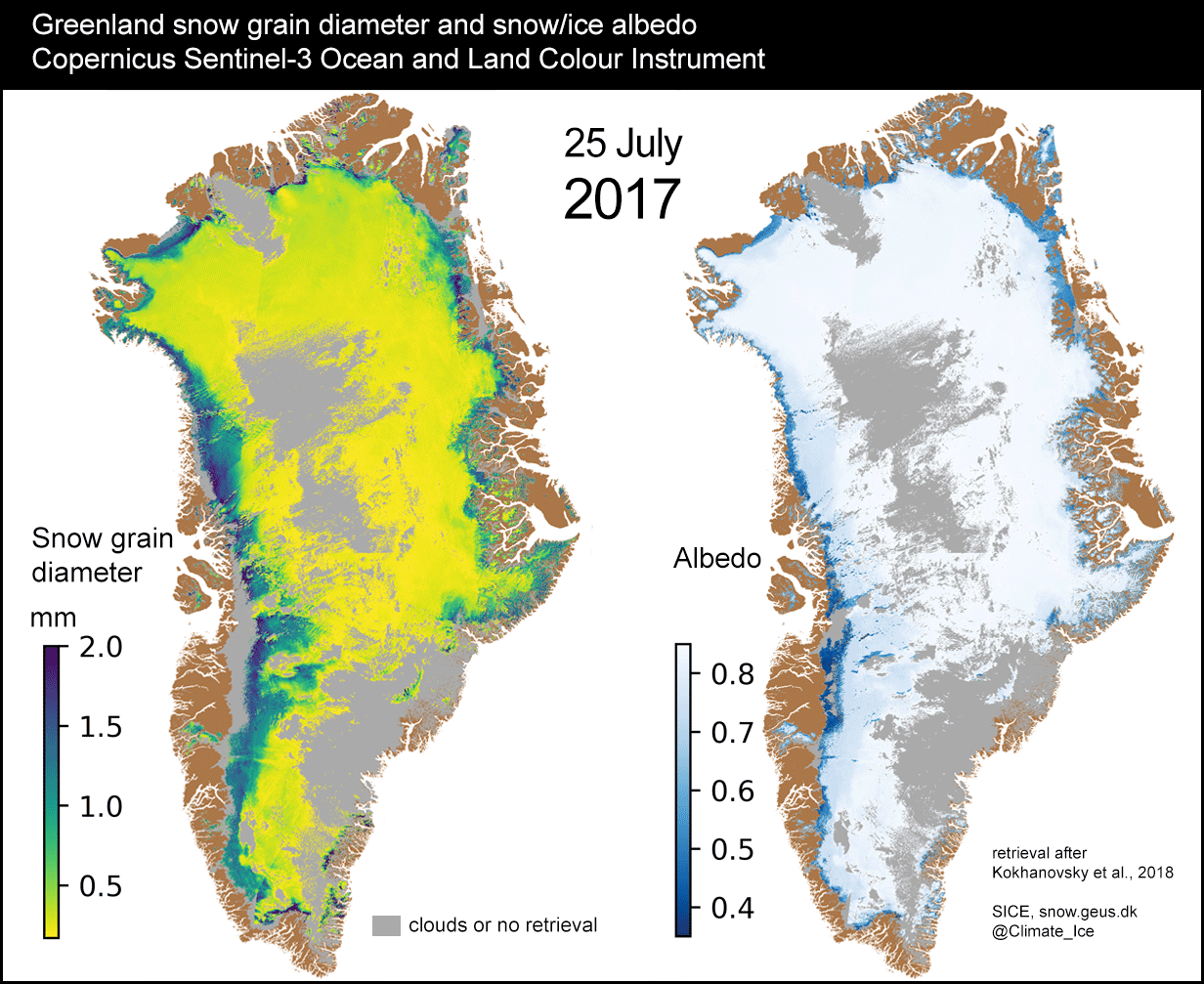 El tamaño del grano de la nieve: sí que importa, y mucho