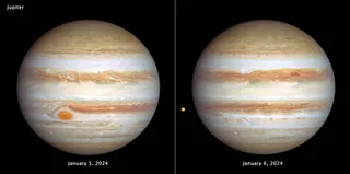 El Telescopio Espacial Hubble observa el tiempo "tormentoso" de Júpiter
