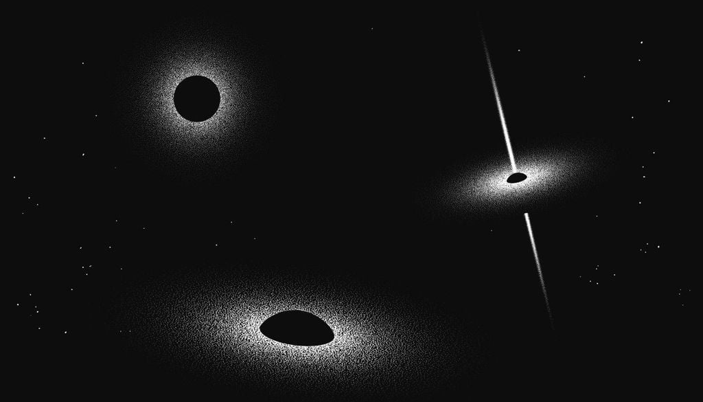 Se piensa que los agujeros negros supermasivos en los centros de las galaxias fueron semillas primordiales al inicio del Universo.