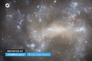 El telescopio Hubble descubre una estrella que habría "fingido" su propia muerte en la galaxia UGC 5460