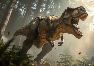 El temible T-rex pudo llegar a ser un 70 % más pesado de lo que se creía, según los científicos