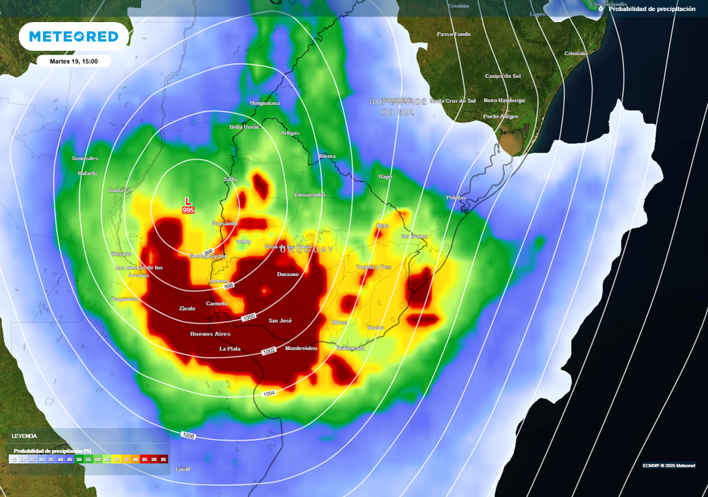 ciclogénesis Buenos Aires tiempo clima pronóstico alerta SMN Meteored
