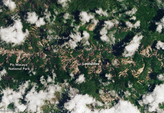 El terremoto en Haití provoca deslizamientos de tierras