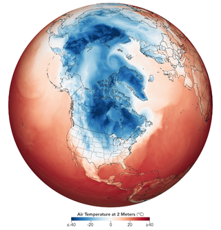 El tiempo ártico irrumpe en América del Norte con fuerza