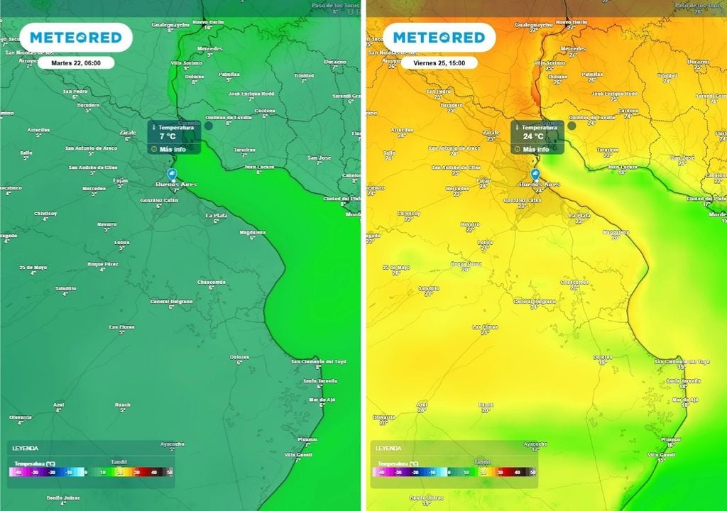 Buenos Aires AMBA primavera equinoccio tiempo pronóstico Se esperan temperaturas muy variables, entre frías y agradables esta semana en Buenos Aires.