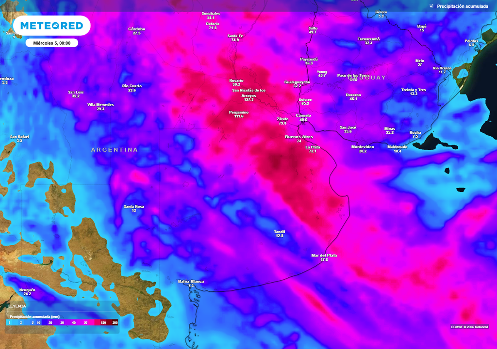 Fin de semana largo carnaval tiempo clima pronóstico lluvias Buenos Aires Argentina Alerta tormentas fuertes