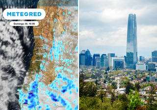 El tiempo dará un vuelco este fin de semana en Santiago: chubascos, bajas temperaturas e inusual viento en estas comunas