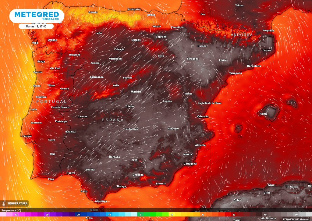 Ola de calor en España