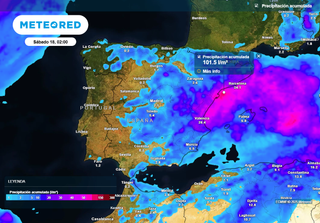 El tiempo de la próxima semana en España: tras Alice seguirá el bloqueo con lluvias de más de 100 l/m2 en estas zonas