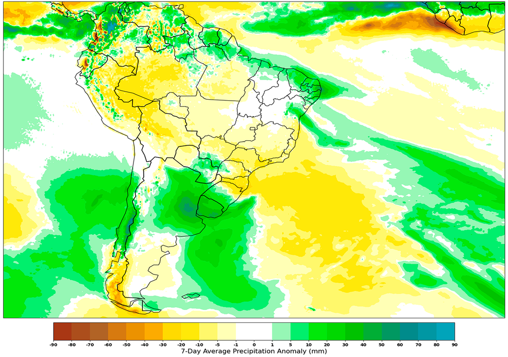 Lluvia, Tormenta, Quincena, Agosto, Anomalía, Pronóstico, Clima, Tiempo, Argentina