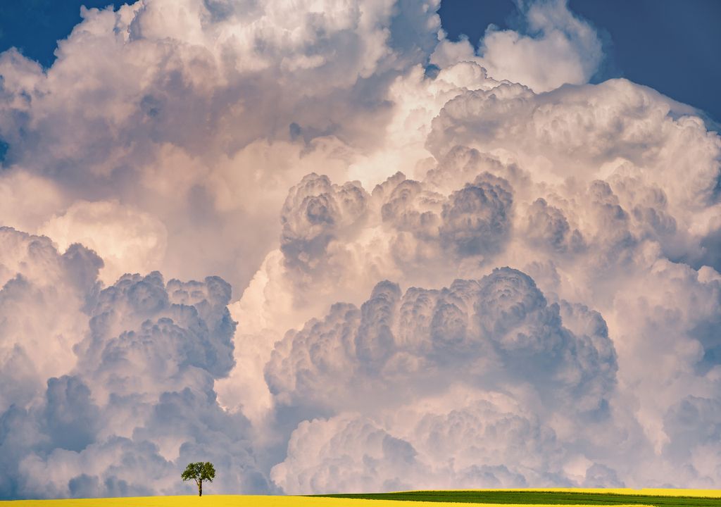 Los cumulonimbos harán acto de presencia en nuestros cielos durante el mes de mayo.